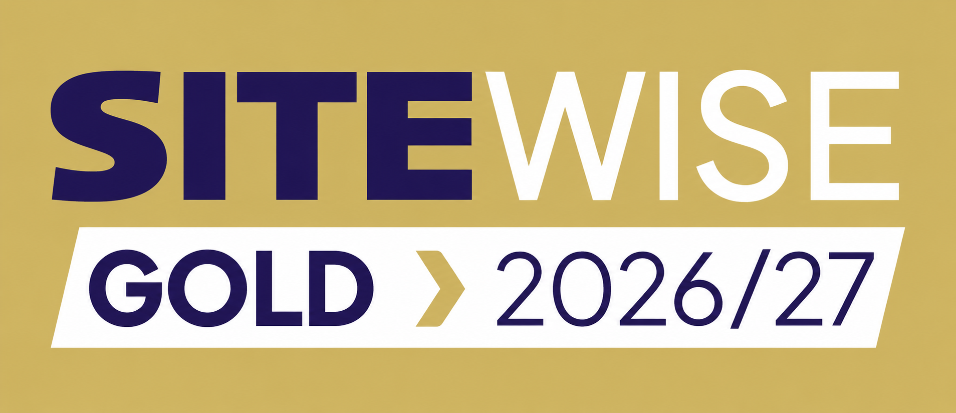 SiteWise Gold certified 2026/27